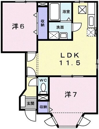 エルガーデンパレスIIの物件間取画像